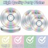 50Pcs 90's Party Paper Plates and Napkins 90's Mix CD Dessert Plates Retro 90s Theme Party Decorations I Love the 90s Tableware Set Serves 25 Guest 1990's Back to the 90's Birthday Party Supplies