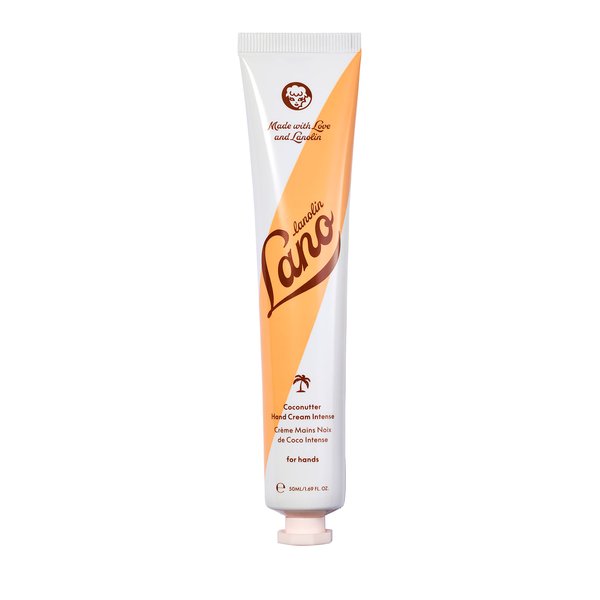 Lanolips Hand Cream Intense, Coconutter - Hand & Cuticle Cream for Dry, Cracked Skin - Lanolin Cream with Coconut Oil, Shea Butter & Vitamin E - Cruelty-Free, Dermatologist Tested (50ml / 1.69 fl oz)