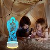 Lampeez Angel Lights Kids 3D Night Light Optical Illusion Lamp with 16 Colors Remote Control Changing Birthday Xmas Guardian Angel Gifts Idea for Boys and Girls