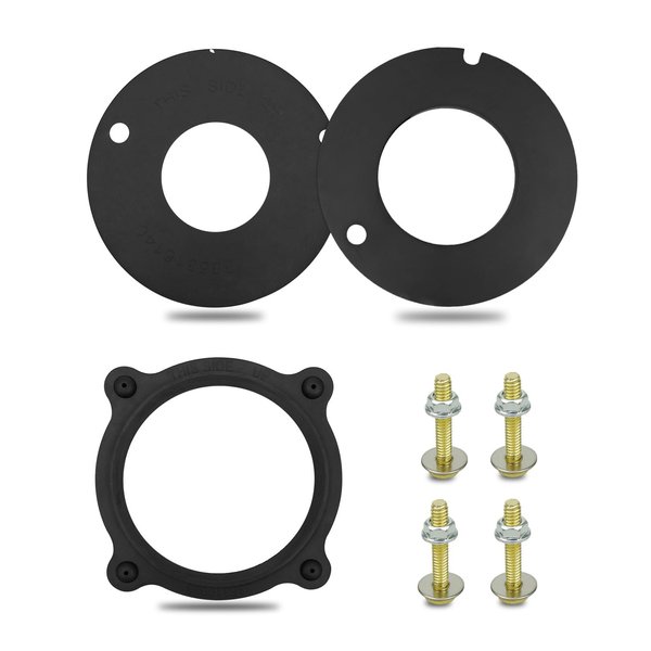 RV Toilet Seal Fit for Dometic Sealand 506 510 511H 2010 2011 VacuFlush 606 1006 1106 5006, Floor Flange Seal and Mounting Kit Replace 385310063 385311462