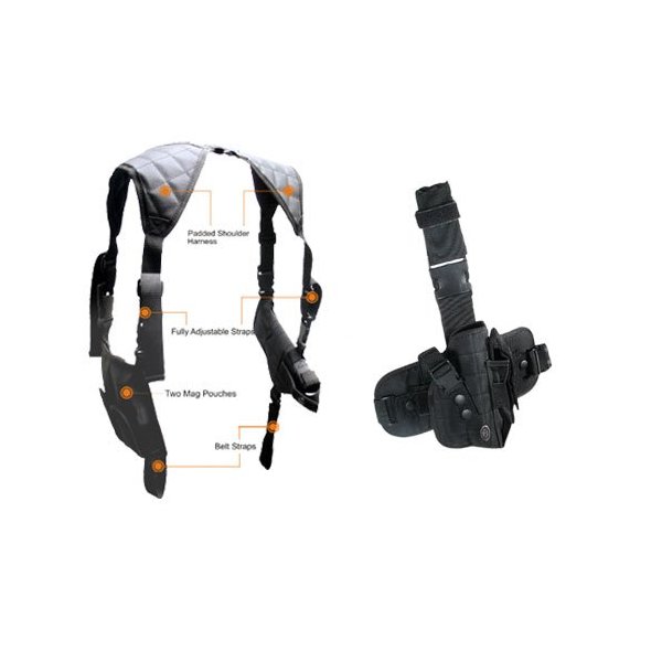 UTG Drop Leg Holster and Shoulder Holster