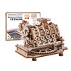 WOODEN.CITY Wood Engine Model Kit 3D Puzzle - 3D Wooden Puzzle Model Engine Kit for Adults - V8 Engine Model Kit That Works 3D Wooden Puzzles for Adults - Model Engine Working 3D Wood Puzzles Adult
