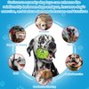 Coricorsu 3.14" Squeaky Dog Toys Funny Smile Face Chewing Latex Rubber Soft Fetch Play Interactive Squeaky Dog Balls for Puppy Small Medium Pet Dog (3PCS)