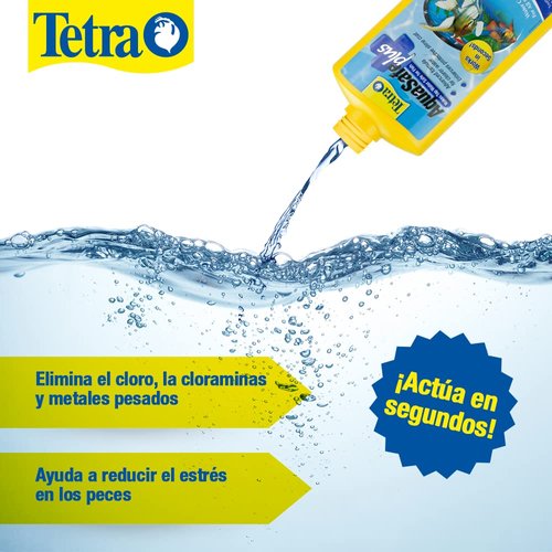 Tetra AquaSafe Plus 16.9 Ounces, aquarium Water Conditioner And Dechlorinator (16213)