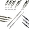 ccHuDE 10 Pcs Stainless Steel Mixed Body Piercing Needles 12G 14G 16G 18G 20G Piercing Needles with Individual Packages for Ear Nose Navel