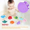 LotFancy Bath Toys for Kids Ages 1-3, Mold Free Bath Toys for Infants Toddlers, 8PCS No Holes Ocean Sea Animal Bathtub Toys, Soft Baby Bath Tub Toys