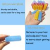 ZMD 36PCS Self Grip Small Hair Curlers Set, Heatless Rollers Hair Curlers Salon Hair Dressing Curlers DIY Curly Hair Accessories for Medium Short Thin Fine Hair (0.6Inch)