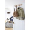 Yamazaki Home Ply Over The Door Hooks - Hanging Coat Rack, Beige, Small