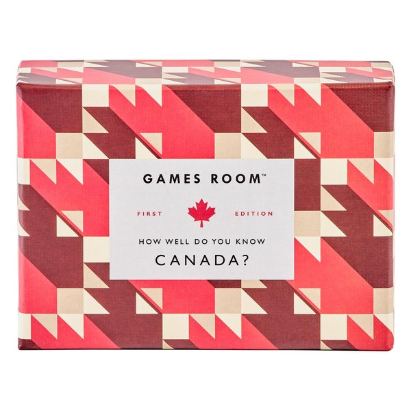 Ridley's Games Room How Well Do You Know Canada? Trivia Card Game – Trivia Game for Adults and Kids – 2+ Players – Includes 140 Questions – Fun Quiz Cards, Makes a Great Gift