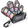 Mumba 12 Switch Game Card Case Holder for Nintendo Switch Game Cards, Portable and Exquisite Protective Hard Shell with 4 Layer Rotatable Holder for Nintendo Switch or OLED or Lite Games (Black)