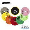 POLISHSURF Diamond Polishing Pads 5 Inch Wet Dry Set 8 Pieces for Marble Quartz Stone Countertop Granite Concrete Polishing