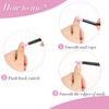 20 Pcs Stone Sanding Nail File Manicure Pedicure Tools Nail Art Pen Nail Cuticle Remover Nail Buffer Pumice Stone Nail Cuticle Pusher for Fingernail Gelnail Natural Nail