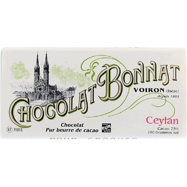 Chocolat Bonnat Ceylan 75% Dark Chocolate Bar
