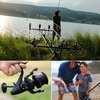 Sougayilang Spinning Fishing Reel 12+1BB Metal Body Smooth Carp Spinning Reels for Saltwater Freshwater Fishing-BE9000