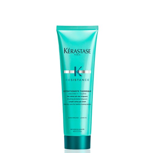 Kerastase Resistance Extentioniste Thermique Blow Dry Primer | Blow Dry Gel for Healthy Hair Lengths | Seals Split Ends | Heat Protectant | Formulated with Ceramides | 5.1 Fl Oz