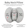KAKIBLIN Baby Head Neck Support Pillow, 2 in 1 Banana Neck Pillow for Baby, Baby Travel Pillow for Stroller Neck Support for Newborn, Adjustable Head Pillow for Kids Toddler