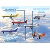 Crelloci Toy Airplane 6 Pack Mini Diecast Airplanes, Aircraft Plane Playset Includes Glider Planes, Airlines Plane Toys for Birthday Party Favor Toys for Kids Boys and Girls