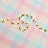 Bee Nail Charms 50PCS - 3D Resin Nail Decorations Flatback Kwaii Cute Nail Charms for Acrylic Nails