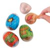 Fun Express Dinosaur in Slime Filled Plastic Eggs - Active Play Toys and Easter Egg Basket Ideas - Birthday Party Favors for Boys - Toddler Boys Egg Hunt Games - Set of 12