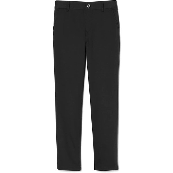French Toast Girls' Classic Twill Pants with Pockets, Kids, School Uniform Black, 14