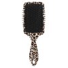 Leopard Cheetah Print Hair Brush Plastic Detangling Brushes Natural Detangler Paddle Hairbrush for Women Men