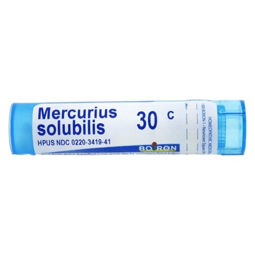 Boiron Mercurius Solubilis 30c, Blue, 80 Count