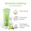 WELCOS FRUDIA Green Grape Pore Control Face Scrub Cleansing Foam - Daily Facial Cleanser Face Wash Scrub | Gentle Face Cleanser Face Scrub Exfoliating Face Wash | Korean Cleanser Facial Scrub (4.9oz)