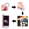 Kalolary 42PCS Professional Magnetic Palette Empty Makeup Palette Set with 1 Depotting Spatula 20 Adhesive Metal Stickers and 20 Empty Round Metal Tin Palette Pan for Eyeshadow Lipstick Blush