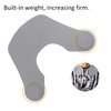 Wokyo Silicone Hair Cutting Collar, Non-slip Hair Cutting Mat Haircut Cape Catcher Neck Wrap Guard Neck Fitting Accessories Professional Hair Salon Stylist Supplies (Black short)