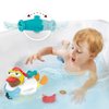 Yookidoo Jet Duck Pirate Bath Toy with Powered Water Cannon Shooter - Sensory Development & Bath Time Fun for Kids - Ages 2+