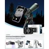 Telescope Phone Adapter, Multipurpose Telescope Smartphone Adapter Mount, Universal Telescope Phone Mount Adapter for Adults-Fits Almost All Optical Equipment and Smartphones on The Market