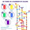 Marble Genius Tubes - Marble Run Accessory Add-On Set (30 Pieces), STEM Building & Learning Educational Construction for Ages 4 and Above, Marble Maze Game, with Instruction App Access, Original