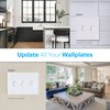 Power Gear Single Toggle Screwless Wall Plate Cover, 4.75" H x 2.9” L, Outlet Covers Wall Plate, Light Switch Cover Plate, Switch Plates and Outlet Covers, Outlet Cover Plate, UL Listed, 10 PK, 70652