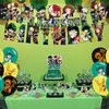 Academia of My Hero Party Supplies ,Academia of My Hero Birthday Party Decoration Princess Includes Cake Toppers,Cupcake Toppers, Balloons,Banner Party Supplies Decoration For Adults Boys Girls Teens