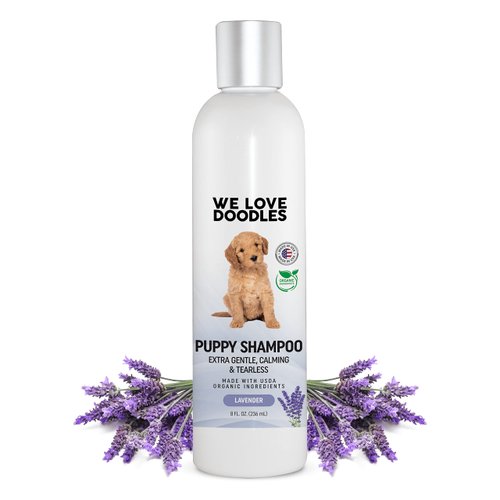 We Love Doodles Puppy Shampoo & Conditioner | Made in USA | Organic Ingredients | Tear Free | Best Shampoo for Puppies | Sensitive & Itchy Skin Wash | Oatmeal Bathing | Veterinary Formula | Tearless