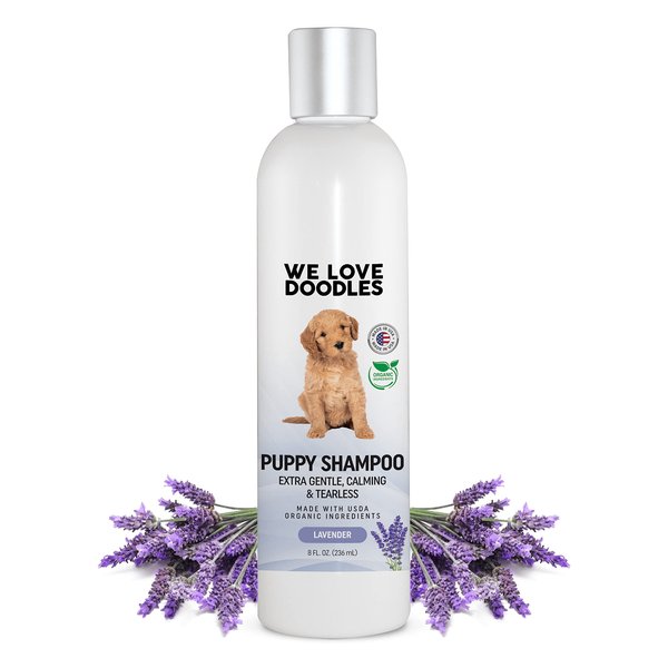 We Love Doodles Puppy Shampoo & Conditioner | Made in USA | Organic Ingredients | Tear Free | Best Shampoo for Puppies | Sensitive & Itchy Skin Wash | Oatmeal Bathing | Veterinary Formula | Tearless