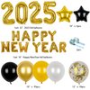 2025 New Years Balloon Arch Garland Kit, 2025 New Years Eve Party Supplies with Happy New Year Banner 32" 2025 Foil Balloons for Happy New Year Decorations 2025 New Years Eve Party Decorations