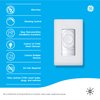 GE CYNC Smart Dimmer Light Switch, White Tones Control, Wire-Free, Battery Light Switch, Bluetooth Switch, White (1 Pack)