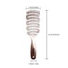 OLENTIA Flexible Vented Detangling Hair Brush, Gold, for All Hair Types - Women, Men, and Kids, Various Styles, Wet or Dry