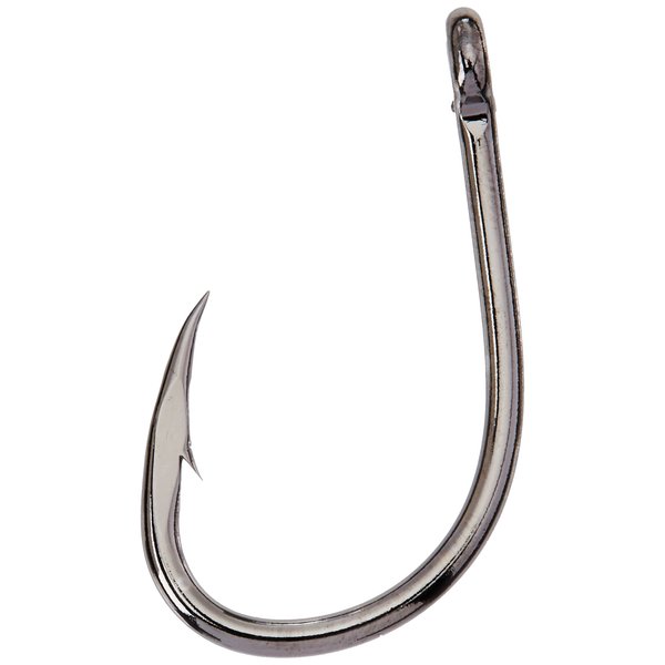 Gamakatsu 25 Pack Live Bait Hook (Black, 1/0)