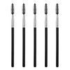 Andibro 5 Pcs Eyelash Brush, Portable Eyebrow Brush Reusable Mascara Brush Wands Portable Spooly Eyelash Eyebrow Brushes Applicators Makeup Lash Spoolies Set for Lash Extensions