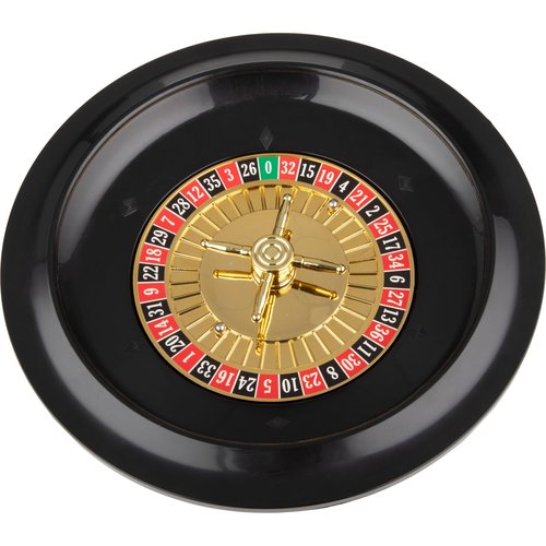 Trademark Games 10-Inch Roulette Wheel - Casino Games with Wheel and 2 Balls Included - Adults Games for Game Night, Work Event, or Casino Party