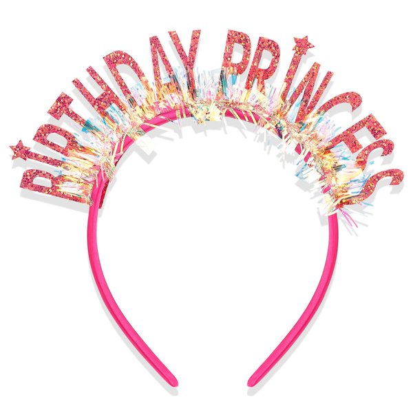 CUBACO Birthday Headband Birthday Girl Crown,Birthday Girl Headband Birthday Princess Headband Birthday Tiara for Women Hair Glitter For Kids,Suitable for Party Favors Decorations