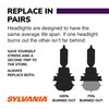 SYLVANIA 9005 XtraVision Halogen Headlight Bulb - High-Performance Halogen Car Headlight Bulb - Halogen Headlight Light Bulb with No Glare - Automotive Light Bulb - 2 Bulbs
