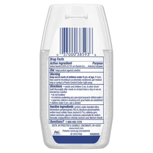 Crest Complete Multi-Benefit Whitening Minty Fresh Flavor Liquid Gel Toothpaste, 4.6 oz, Plus Scope Flavor (thomaswi)