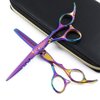 Professional Razor Blades Barbe Right Handed Hair Cutting Scissor - 5.5 inch Japanese 440C Stainless Steel Scissor