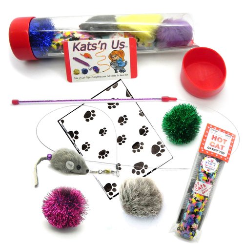 Mouse Teaser Wand Cat Toy Kit