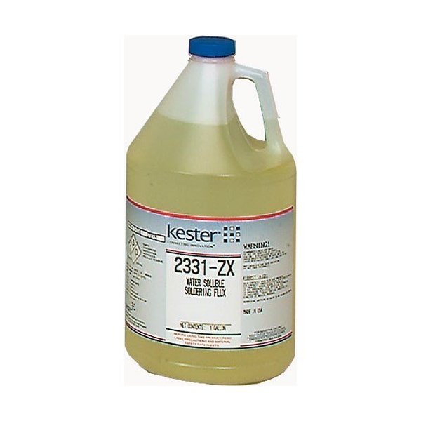 Kester 2331-ZX Water-Soluble Flux, 1 Gallon