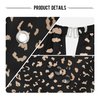 ALAZA Realistic Leopard Cheetah Print Animal Waterproof Barber Cape for Men Women Beard Shaving Bib Apron Professional Hair Cutting Cloth, 65 x 55 inch