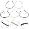 FOMIYES Metal Hair Band 5pcs Skinny Headband Thin Hair Hoop Hairband Spring Hair Hoop Simple Metal Headband for Makeup Sports Yoga